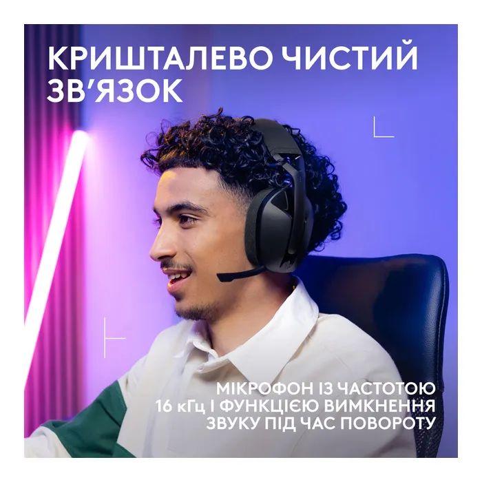 Наушники Logitech G321 Lightspeed Black (981-001563) изображение 3 Наушники Logitech G321 Lightspeed Black (981-001563) изображение 3