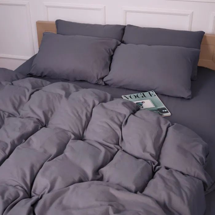 Постельное белье MirSon 001 Ash grey Фланель 143х210 Полуторный (2200009648199) изображение 11