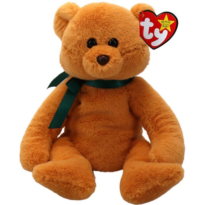 М'яка іграшка Ty Beanie Babies Коричневий ведмедик Winston 15 см (41345)