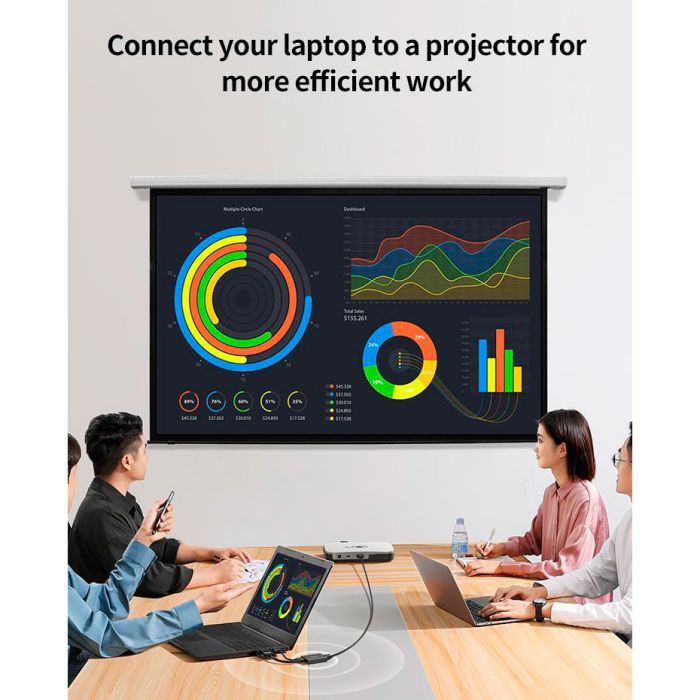 Переходник VGA M to HDMI F CM513 black UGREEN (50945) изображение 5