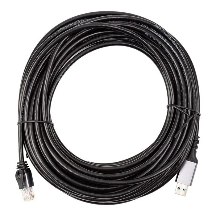 Дата кабель USB AM to RJ45 Ethernet 5.0m CAT6 UTP PowerPlant (CA915002)