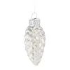 Ялинкова іграшка Chomik скляні прикраси Шишки 16 шт, 3х6 см, срібні (5900779882119_2) зображення 2