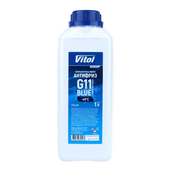Антифриз VITOL G11 Blue 1л (VTA-111)