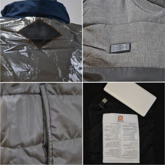 Жилет с подогревом Thermalli Chatel чорний/сірий S (10100505-01S) изображение 9