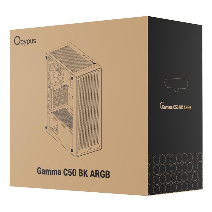 Корпус для ПК OCYPUS GAMMA C50 BK (GAMMA-C50-BKG000XX-GL) изображение 11