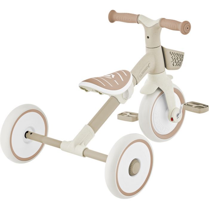 Дитячий велосипед Globber Learning trike plus 2 в 1 кокосовий (737-466) зображення 2