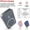 Батарея універсальна EMOS 10000mAh WI1046, 20W, Wireless, grey (B0551GY) зображення 10