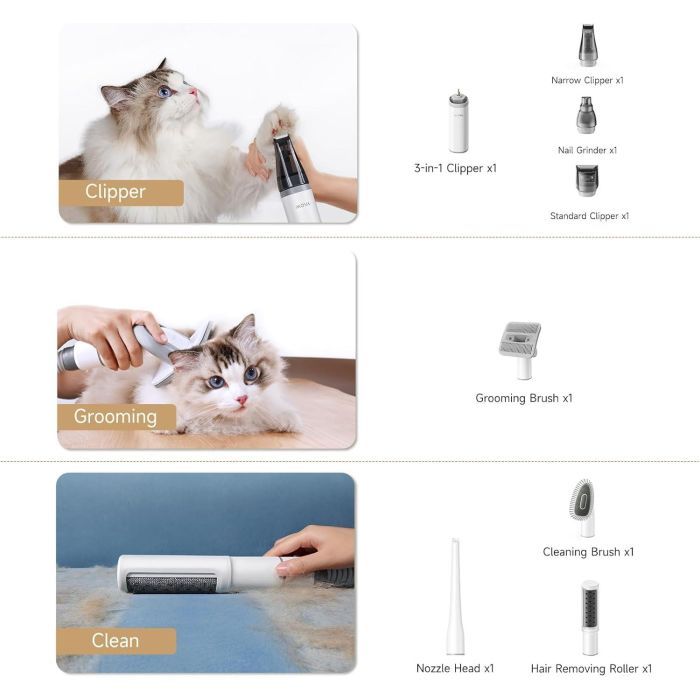 Машинка для стрижки тварин MOVA G1Pro (CH2) зображення 3