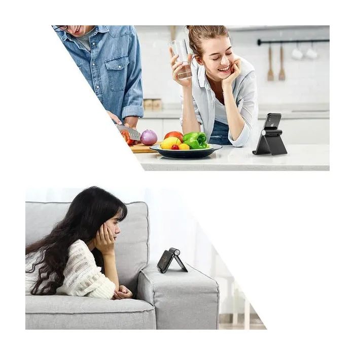 Подставка для планшета и телефона LP106 Adjustable Portable Stand Multi-Angle Black Ugreen (50747) изображение 4
