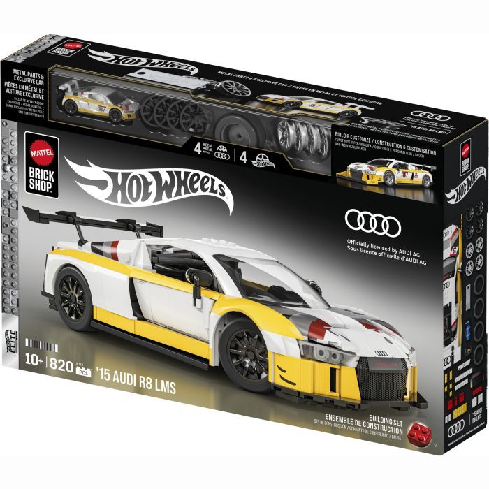 Конструктор Mattel Brick Shop Elite Audi R8 LMS (JFT18)