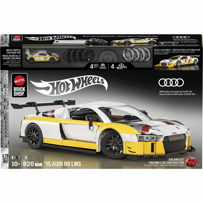 Конструктор Mattel Brick Shop Elite Audi R8 LMS (JFT18) зображення 3
