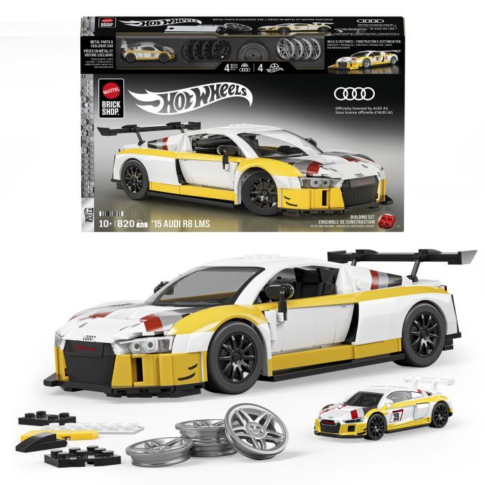 Конструктор Mattel Brick Shop Elite Audi R8 LMS (JFT18) зображення 4