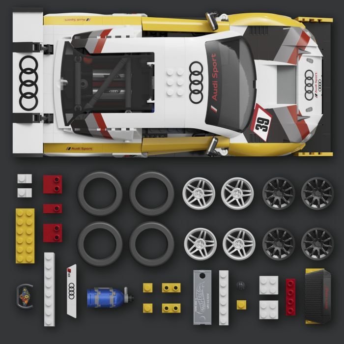Конструктор Mattel Brick Shop Elite Audi R8 LMS (JFT18) зображення 5