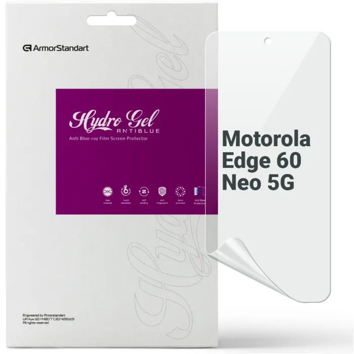 Пленка защитная Armorstandart hydrogel Anti-Blue Motorola Edge 60 Neo 5G (ARM89996)