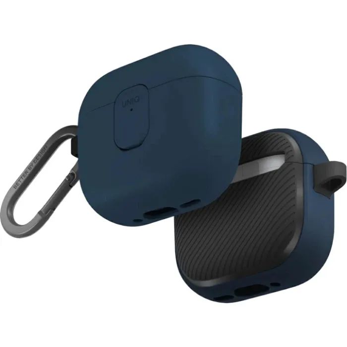 Чехол для наушников Uniq Clyde для AirPods 4 Lock Case Blue (8886463693209)