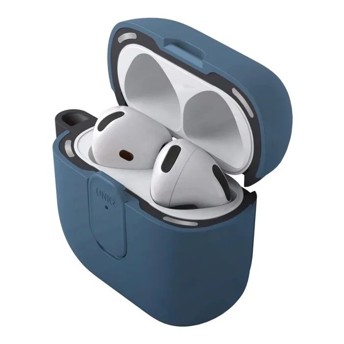 Чехол для наушников Uniq Clyde для AirPods 4 Lock Case Blue (8886463693209) изображение 2
