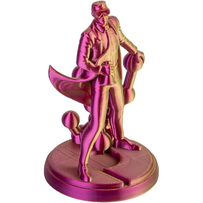 Пластик для 3D-принтера Polymaker PLA PANCHROMA DUAL SILK 1,75mm 1kg Yellow-Blue (CA03026) зображення 3