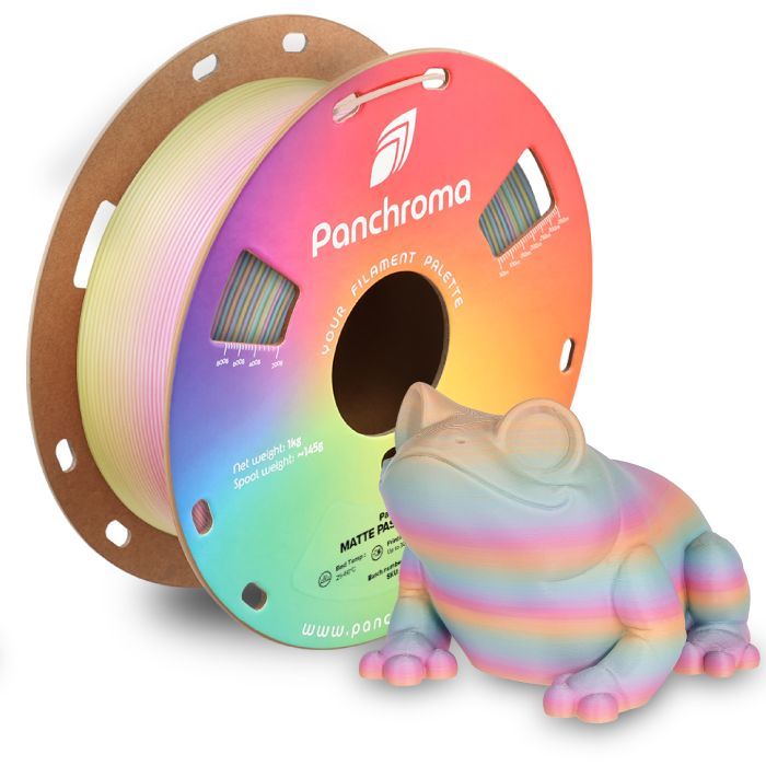 Пластик для 3D-принтера Polymaker PLA PANCHROMA GRADIENT PASTEL 1,75mm 1kg RAINBOW PASTEL (CA04055) изображение 2