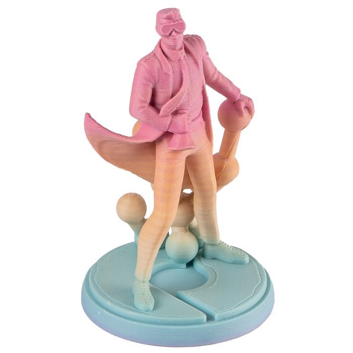 Пластик для 3D-принтера Polymaker PLA PANCHROMA GRADIENT PASTEL 1,75mm 1kg RAINBOW PASTEL (CA04055) изображение 3