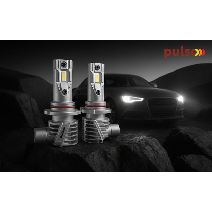 Автолампа PULSO LED-chips 7535/9-18v/2x28w/6000Lm/6500K (M6-HB3) изображение 4