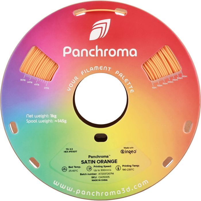 Пластик для 3D-принтера Polymaker PLA PANCHROMA SATIN 1,75mm 1kg BLACK (CA05011) зображення 2