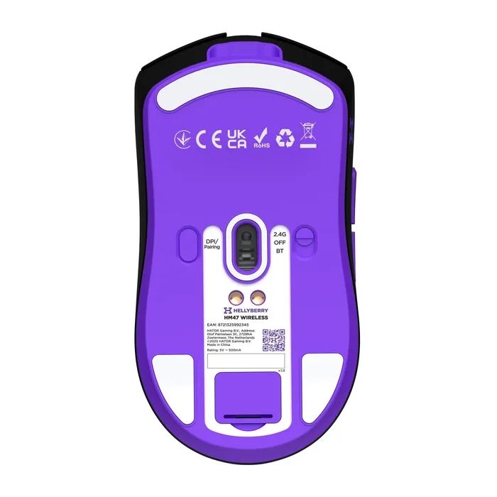 Мышка Hator Hellyberry HM47 Wireless White/Violet (HM47_white_violet) изображение 7