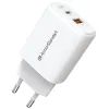 Зарядное устройство Armorstandart 1xUSB-C + 1xUSB 20W GaN white (ARM89531) изображение 4