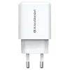 Зарядное устройство Armorstandart 1xUSB-C + 1xUSB 20W GaN white (ARM89531)
