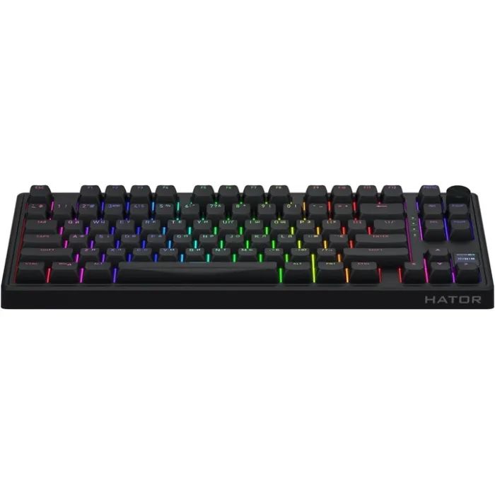 Клавиатура Hator Skyfall 80 PRO Aurum Vanila Silent RGB Wireless/Bluetooth/USB UA Black (HTK4181UA) изображение 2