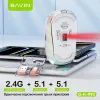 Мишка BAVIN G-K-992 RGB Wireless/Bluetooth White (G-K-992-WH) зображення 7