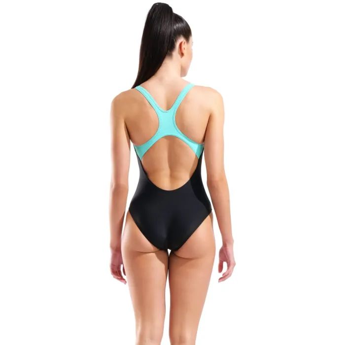 Купальник Arena Kikko Swimsuit Swim Pro Back 010807-580 чорний, бірюзовий 44 (3468337757238) зображення 4