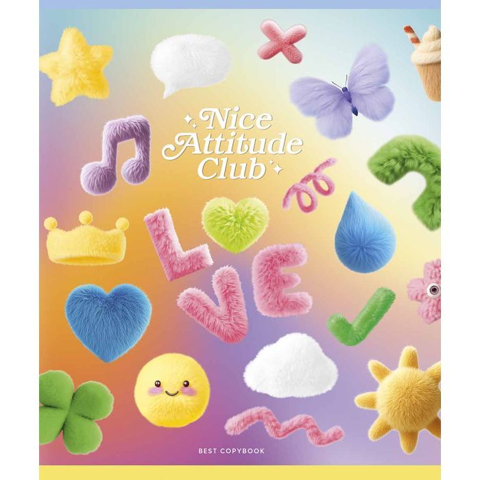 Зошит Школярик Star Nice Atitude Club 48 аркушів клітинка (048-3525K) зображення 3