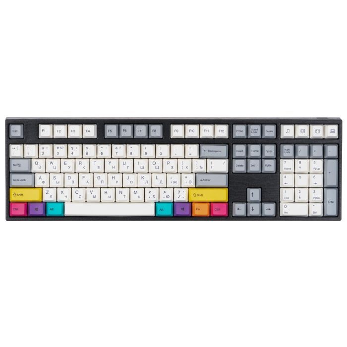 Клавиатура Varmilo APT108 CMYK C-TK Red Wireless White Led UA (A93A024D4A5A17A007)