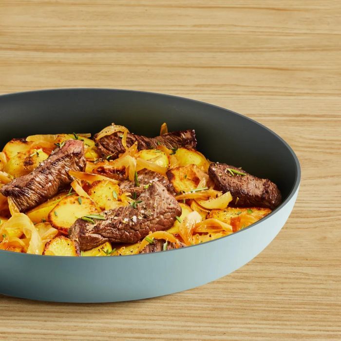 Сковорода Tefal Halo EUCALYPTUS, 20см, алюміній, бакеліт, сірий (G0160202) зображення 5