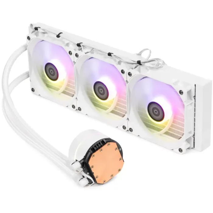 Система жидкостного охлаждения Qube ZT-360 white изображение 2