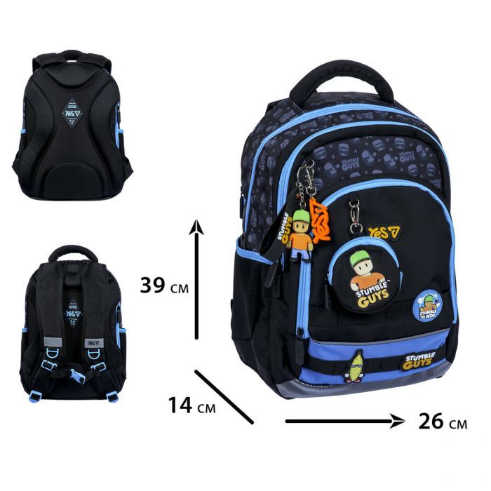 Рюкзак шкільний Yes Stumble Guys S-117M (550500) зображення 3