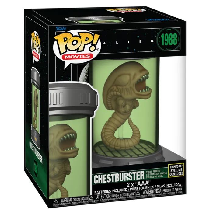 Фигурка Funko Pop серии Чужой S2 - Ксеноморф в капсуле (свет) (90318F) изображение 2