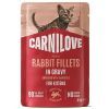 Влажный корм для кошек Carnilove Gravy Rabbit with Marigold Kitten 85 г (8595602584697)