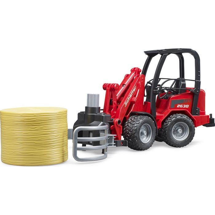 Масштабная модель автомобиля Bruder Минипогрузчик Schaffer Compact 2630 (02192) изображение 2