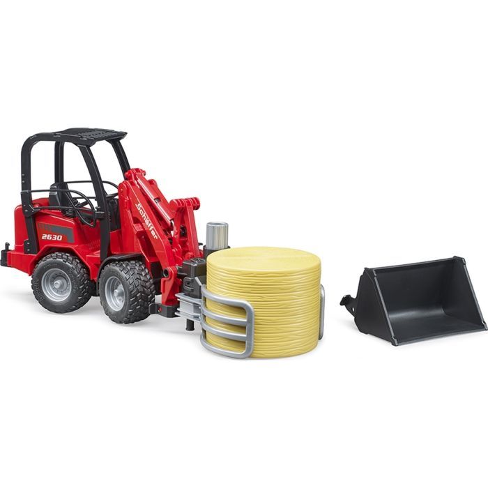 Масштабная модель автомобиля Bruder Минипогрузчик Schaffer Compact 2630 (02192) изображение 6