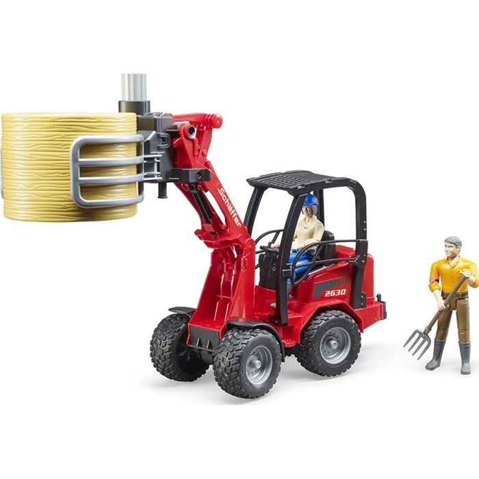 Масштабная модель автомобиля Bruder Минипогрузчик Schaffer Compact 2630 (02192) изображение 8