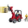 Масштабная модель автомобиля Bruder Минипогрузчик Schaffer Compact 2630 (02192) изображение 8