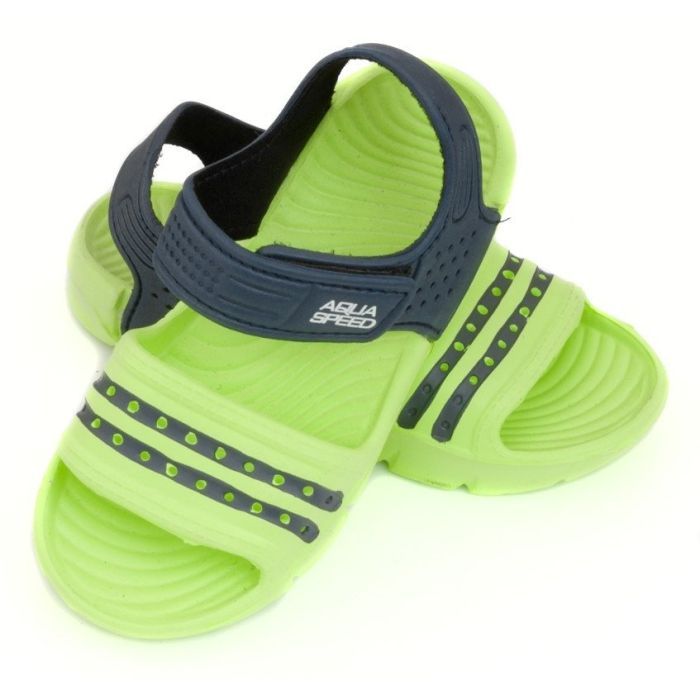 Сандалии Aqua Speed Noli 515-84 зелений, темно-синій 26 (5908217669476)