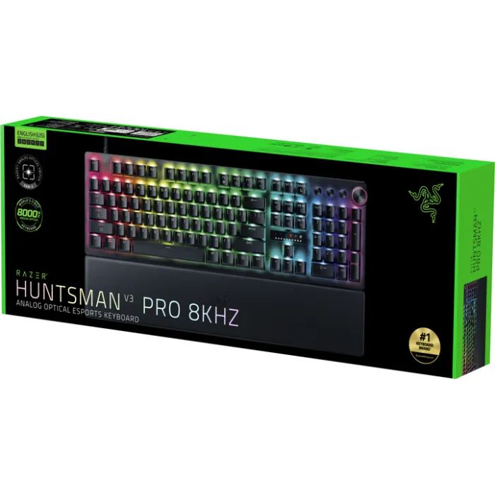 Клавиатура Razer Huntsman V3 Pro Analog Optical Switch 8KHz USB UA Black (RZ03-05530100-R3M1) изображение 7
