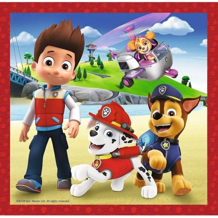Пазл Trefl Paw Patrol Щасливі собаки 3 в 1 (5900511348675) зображення 3