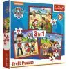 Пазл Trefl Paw Patrol Щасливі собаки 3 в 1 (5900511348675)