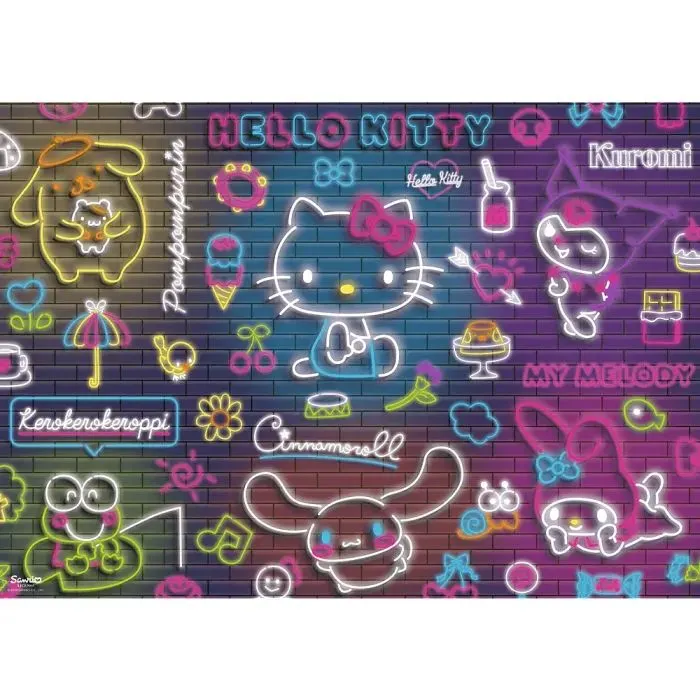 Пазл Trefl Неонова Hello Kitty 500 елементів (5900511375237) зображення 2