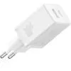 Зарядное устройство Baseus 1xUSB-C PD30W + 1xUSB QC3.0 white (P10111404213-00) изображение 3