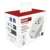 Переходник US/UK/AU/CN/JP to EU 1xUSB-C EMOS (P0055U) изображение 8