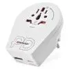 Переходник US/UK/AU/CN/JP to EU 1xUSB-C EMOS (P0055U)